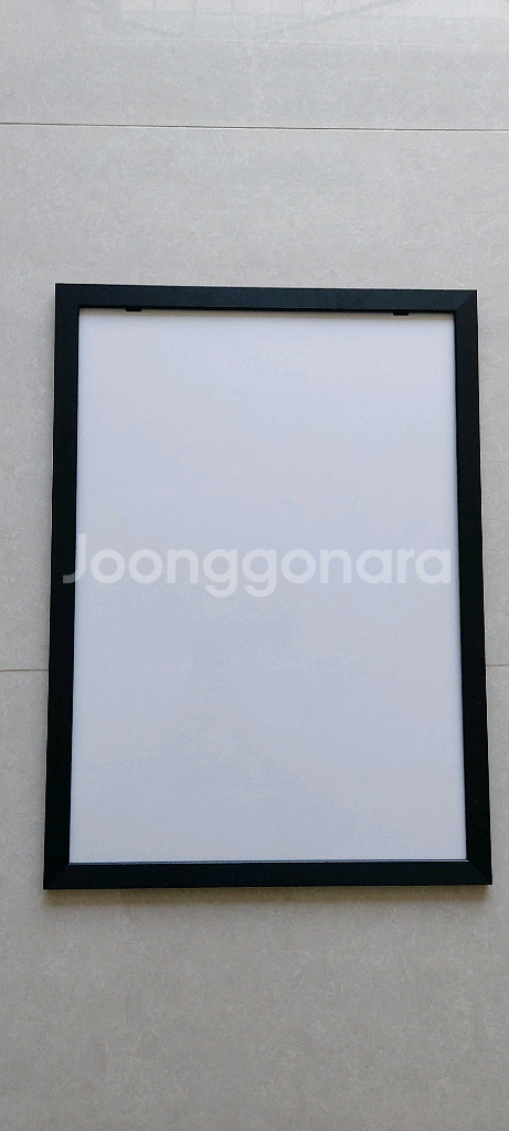 [택포] A2 원목 블랙프레임 액자(420X594mm)--0