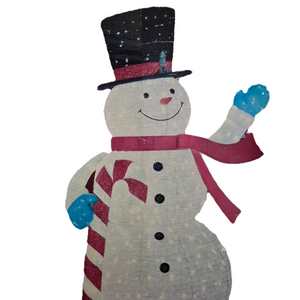 크리스마스 LED 팝업 스노우맨 243cm