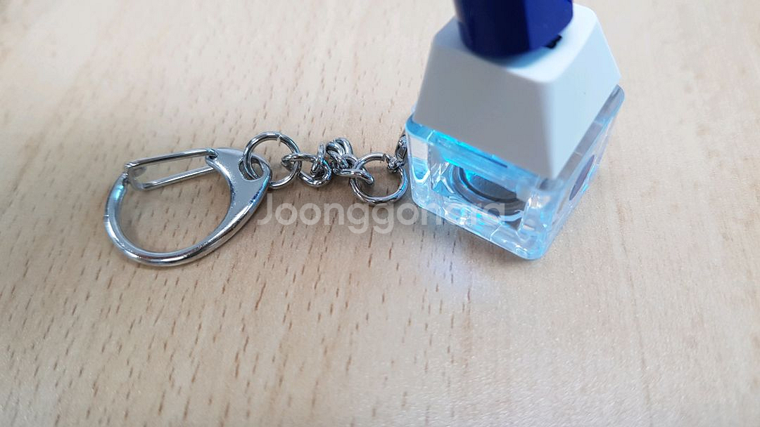 공군에어쇼 캐릭터 인형, 포인트 키캡 키링 (8종)--6