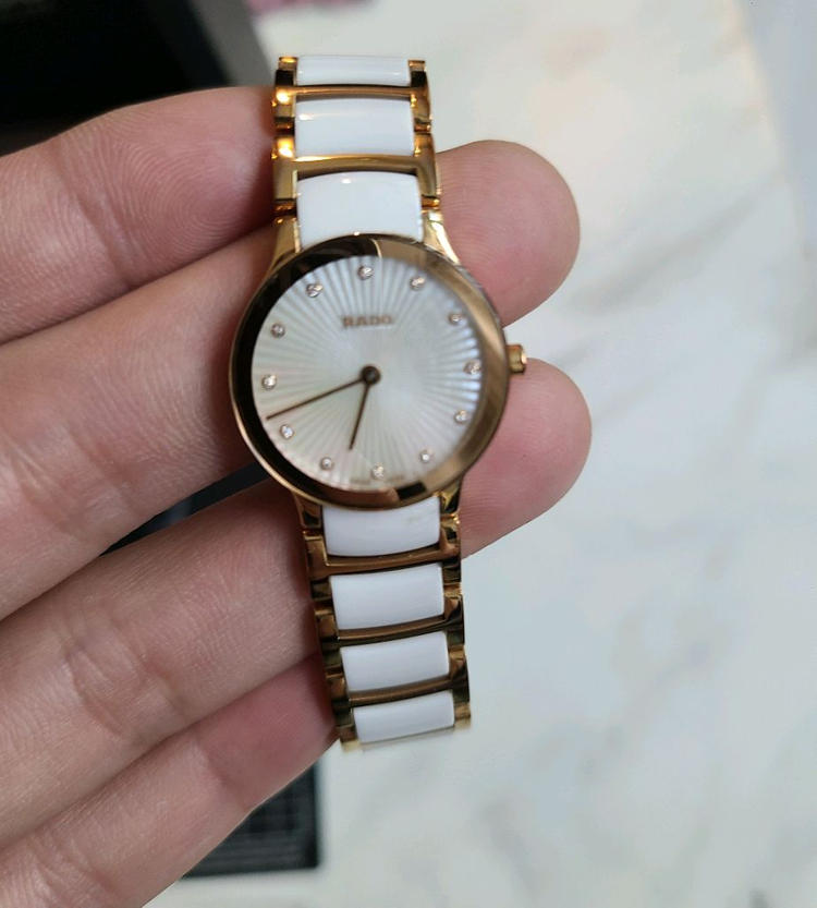 라도 RADO Centrix 여성 시계 풀박스 이미지