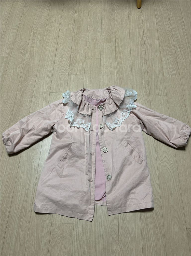 6-7y 여아 트렌치코트--0