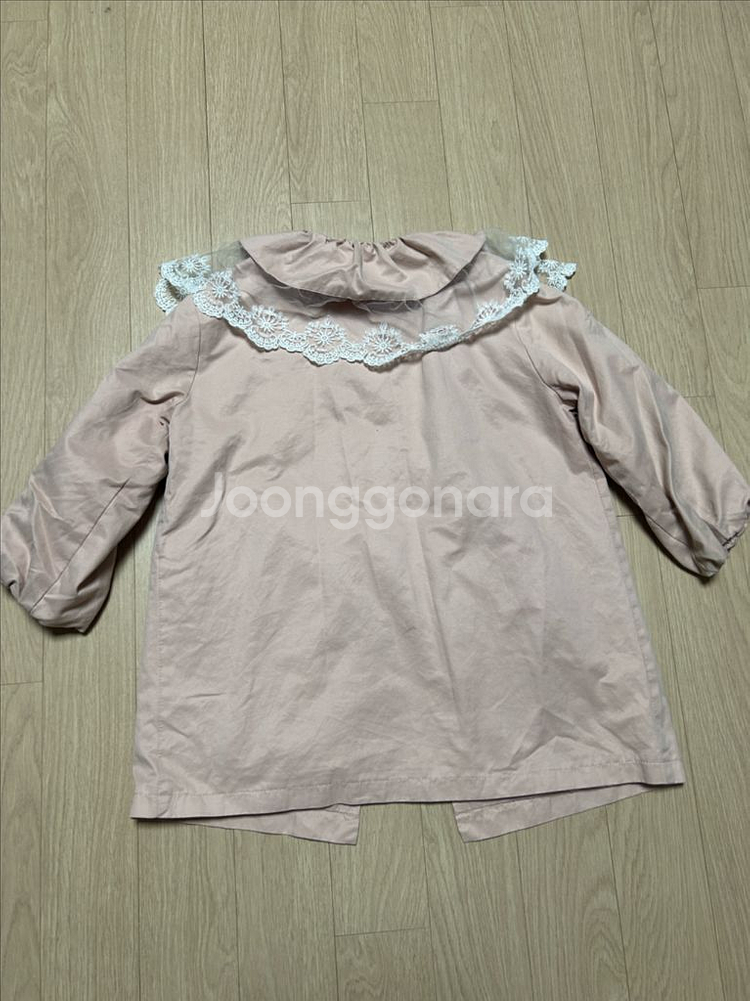 6-7y 여아 트렌치코트--1