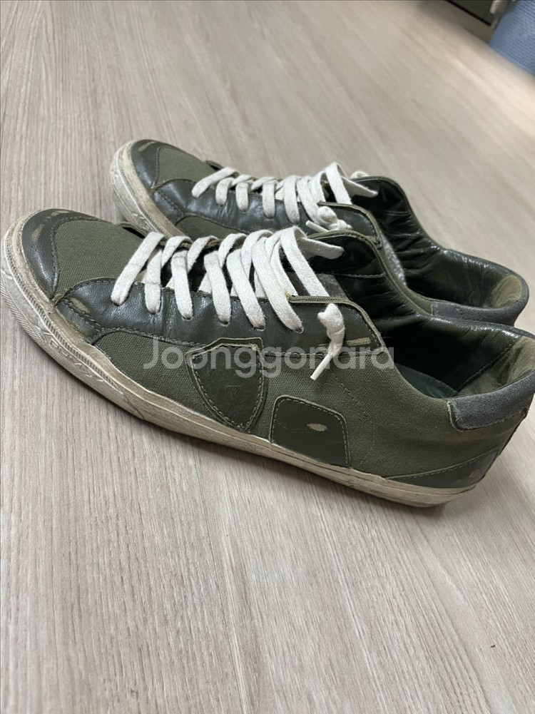 필립모델 카키색 41사이즈(265정도) 스니커즈--1