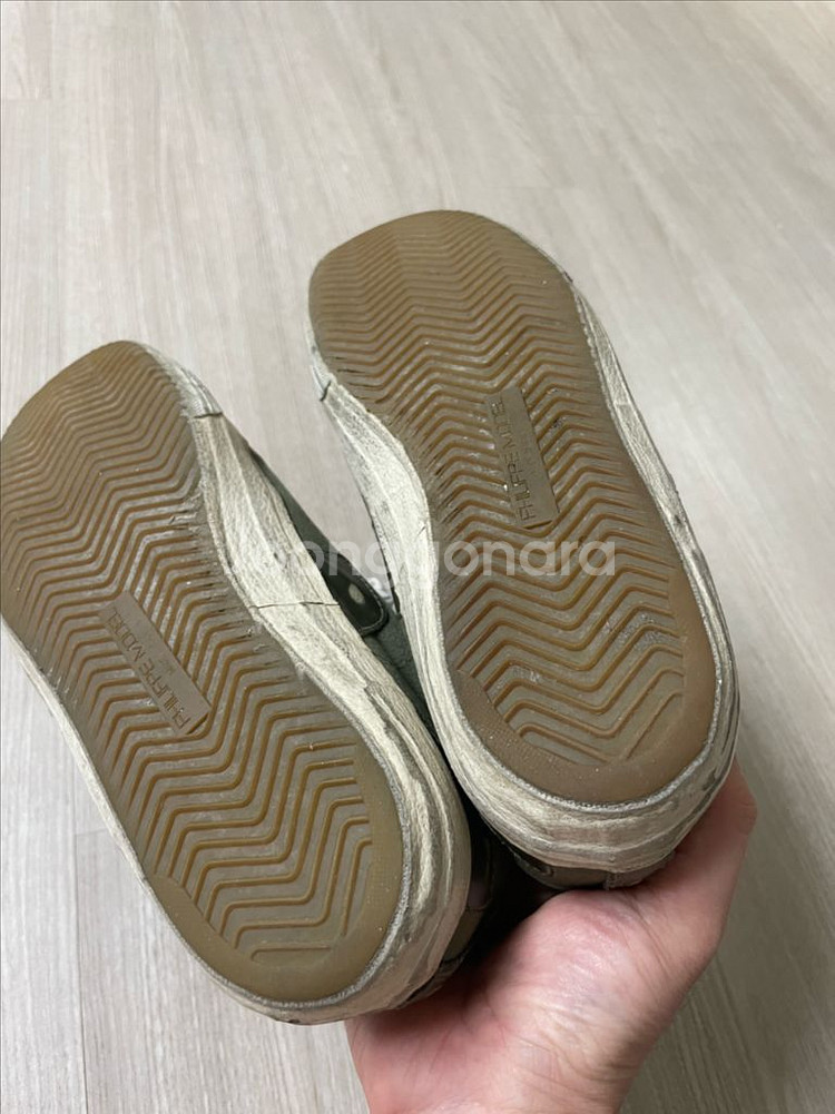 필립모델 카키색 41사이즈(265정도) 스니커즈--2