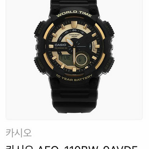 카시오 AEQ-110BW-9AVDF텔레메모 30 남성