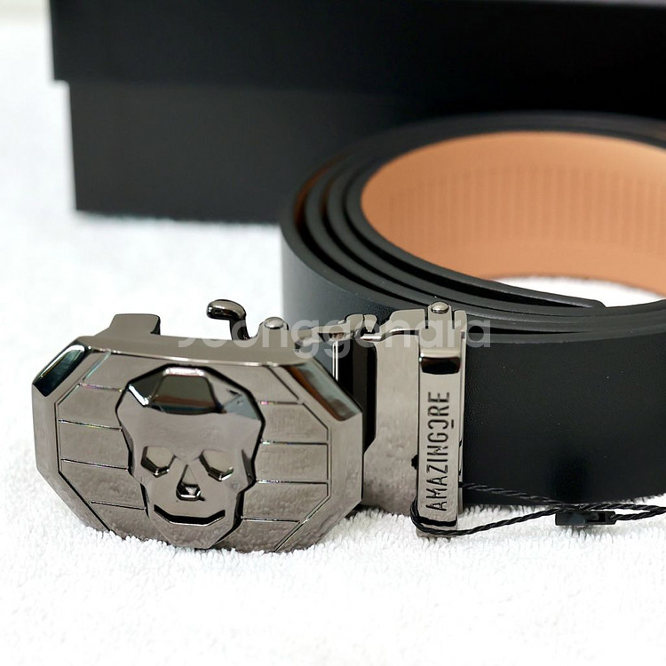 어메이징크리 남성 블랙 골프벨트 28-44인치--1