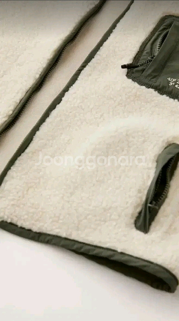 자라키즈 콘트라스트 에코 시어링 점퍼 6-7y 새상품--2