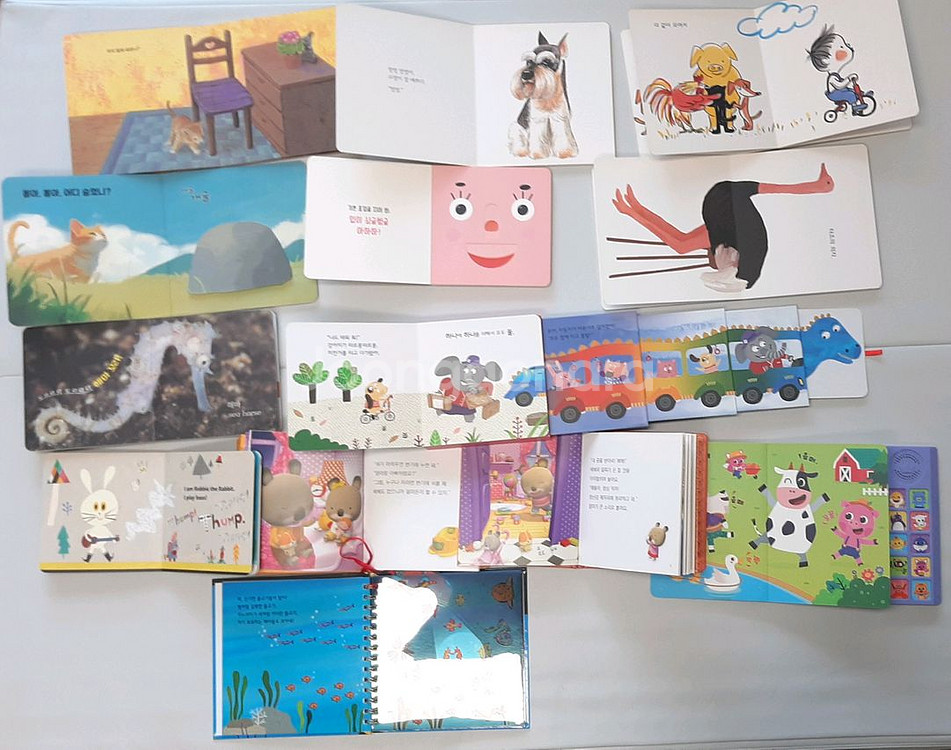 유아보드북 13권 일괄 반값택배비 포함 37000원--2