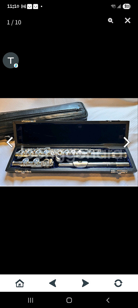 파우월 소나레 705 바디실버 플루트 팝니다--8