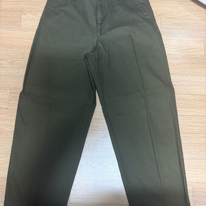 유니클로 U 와이드 치노팬츠 다크브라운