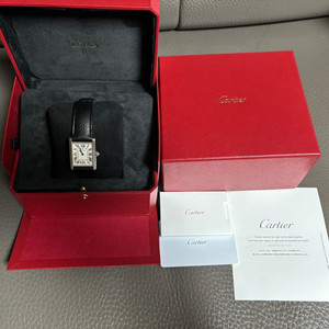 까르띠에 탱크 머스트 라지 L 쿼츠