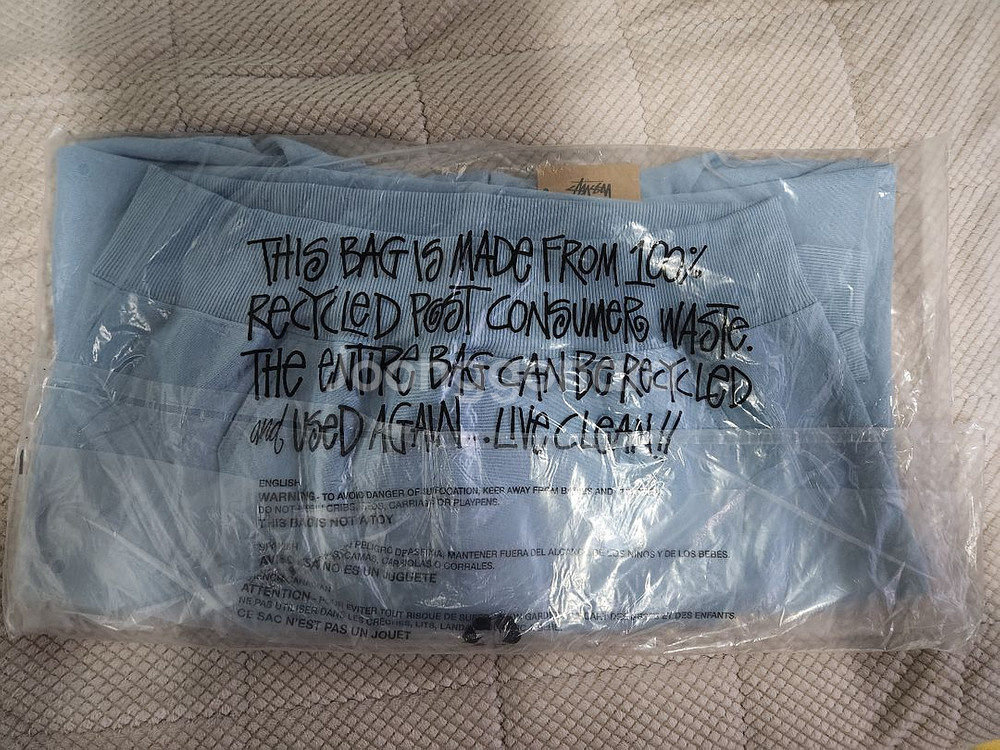 [미개봉정품]스투시 스탁서울 후드 SLATE색상 XXL--4