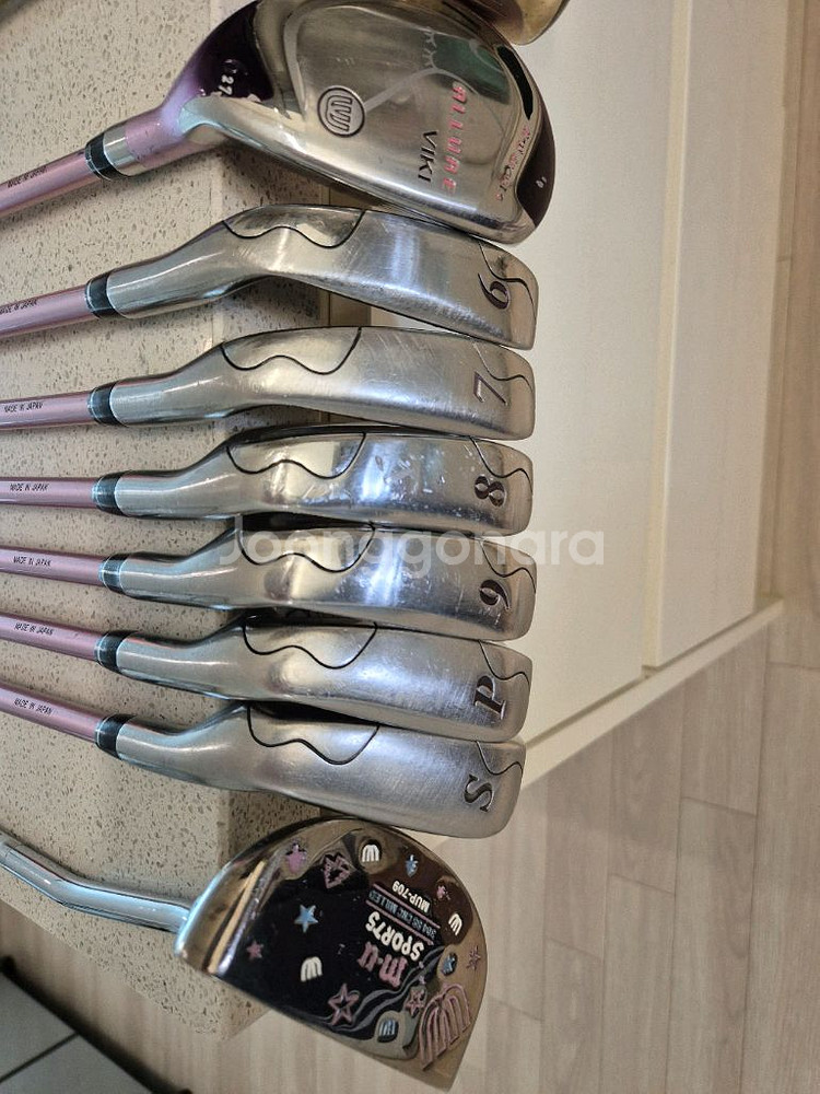 여성용 엠유 골프채 풀세트--4