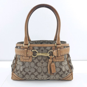 코치 시그니처 토트백