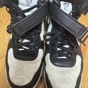 [270]나이키x스투시 에어포스미드 블랙앤화이트