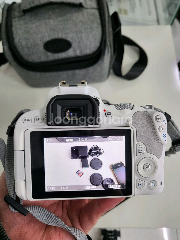 캐논 EOS 200D 카메라 화이트바디 A급--6