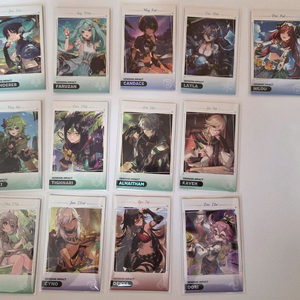 원신 메가커피 콜라보 포토카드