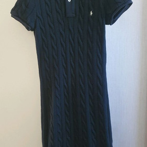 폴로 케이블 니트 원피스 s