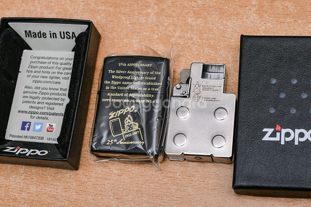 zippo 지포라이터 25th + 탭독--1