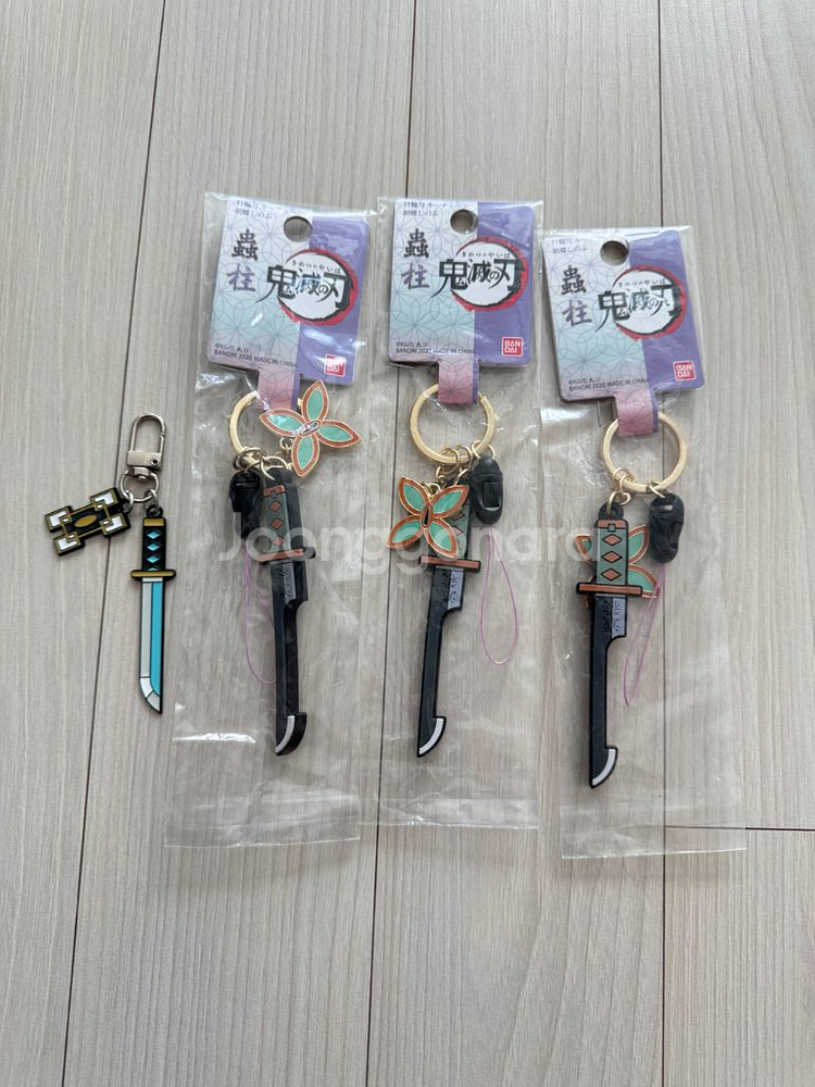 반다이 정품 일륜도 키링 (시노부)--0