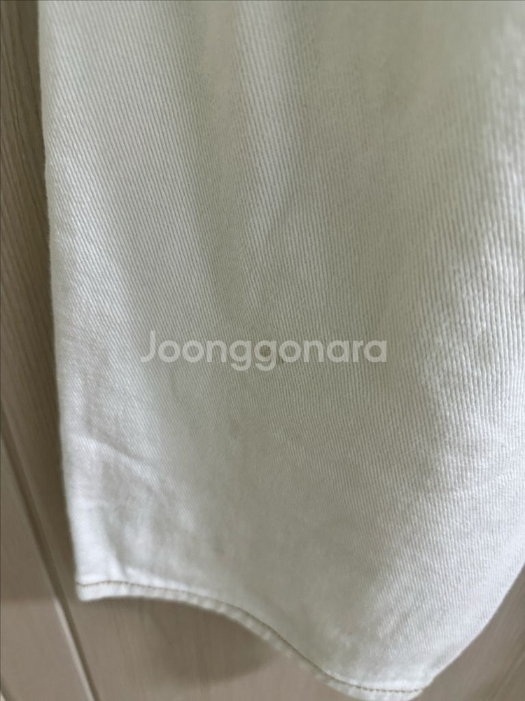 옷장정리ㅣ하이웨스트 와이드 화이트면바지 코튼팬츠--2