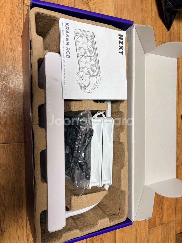 nzxt kraken 280 화이트--7
