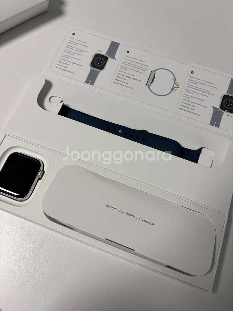 애플워치 se2 실버 44mm--0