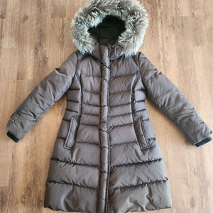 빈폴 여성 구스 다운 롱점퍼 겨울 패딩