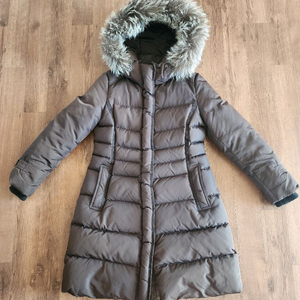 빈폴 여성 구스 다운 롱점퍼 겨울 패딩