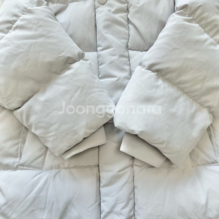 무신사스탠다드키즈 롱 다운 벤치 파카 100--10