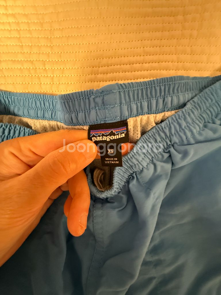 파타고니아 맨즈 배기스팬츠 XS 블루--1