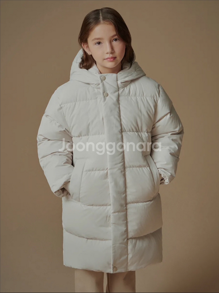 무신사스탠다드키즈 롱 다운 벤치 파카 100--12