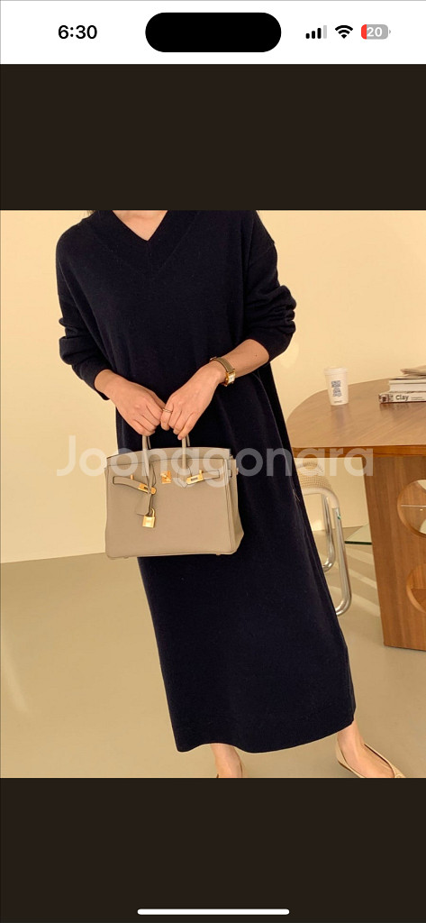 보웬 캐시브이원피스팔아요(오트밀,네이비)--3