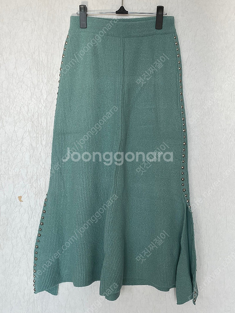 랑방 니트 롱 스커--0