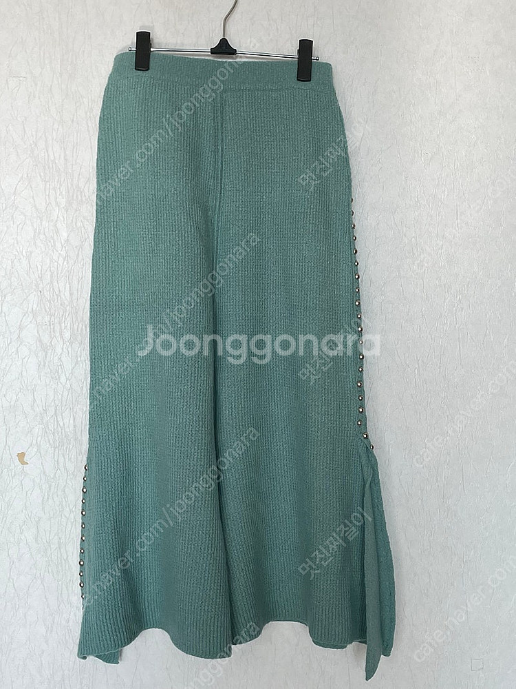 랑방 니트 롱 스커--1
