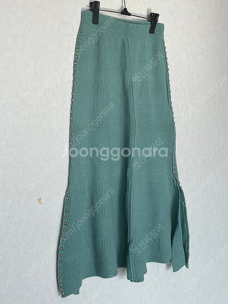 랑방 니트 롱 스커--4