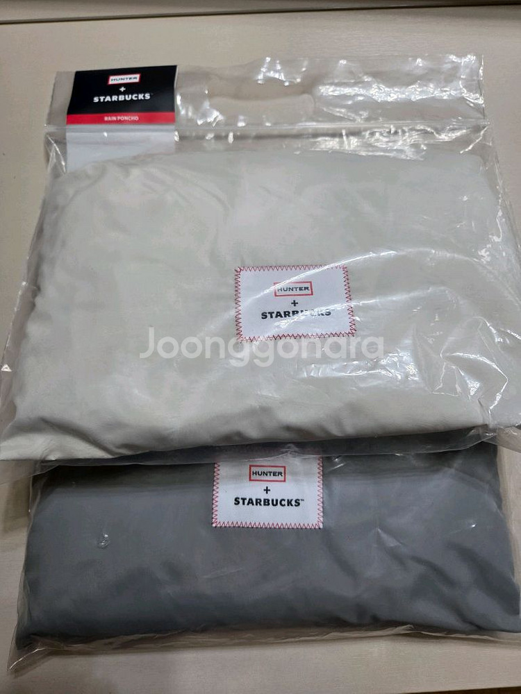 스타벅스 헌터 레인판초(새상품)--2
