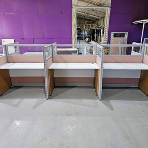 상담책상 카운터책상 인포 칸막이 중고 세트가격입니다