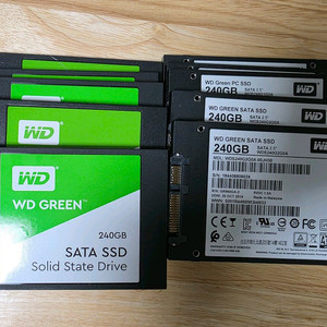 SSD WD 사타 240GB/원10, 11 24년 문서