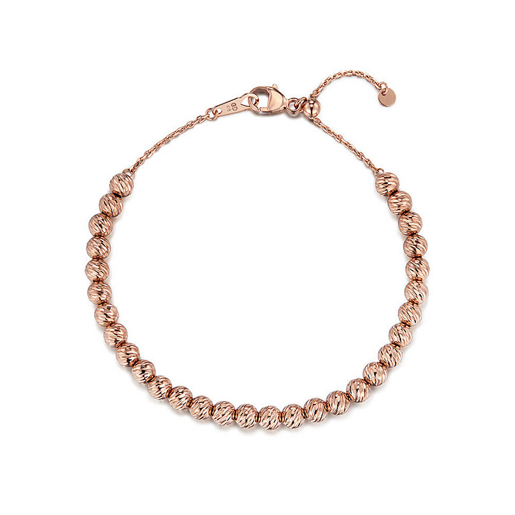 골든듀 꼬메트 팔찌 핑크골드 정품 및 상태좋음--0