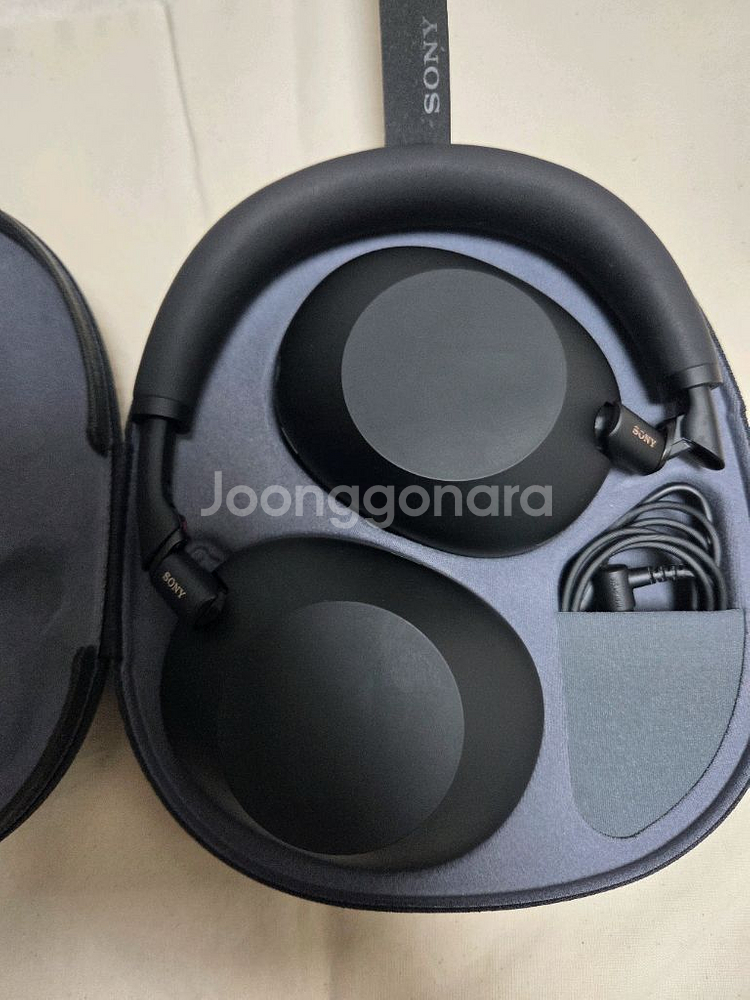 소니 WH1000XM6 블랙 노이즈캔슬링 헤드폰--0