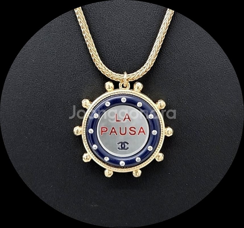 Chanel LA PAUSA 크루즈 목걸이 정품--0