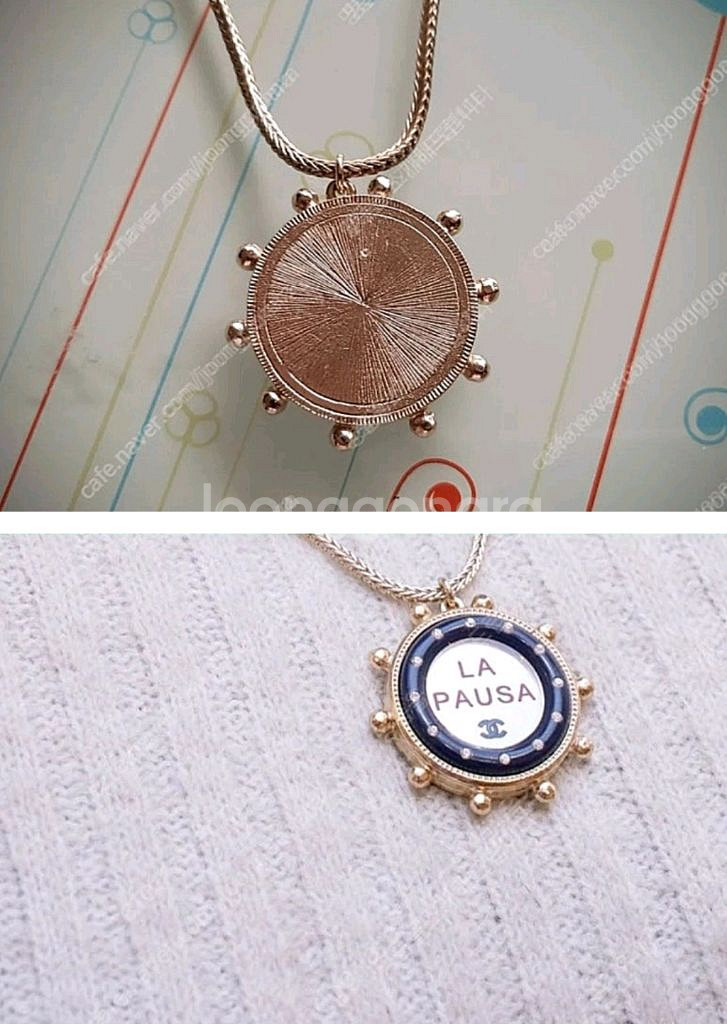 Chanel LA PAUSA 크루즈 목걸이 정품--5
