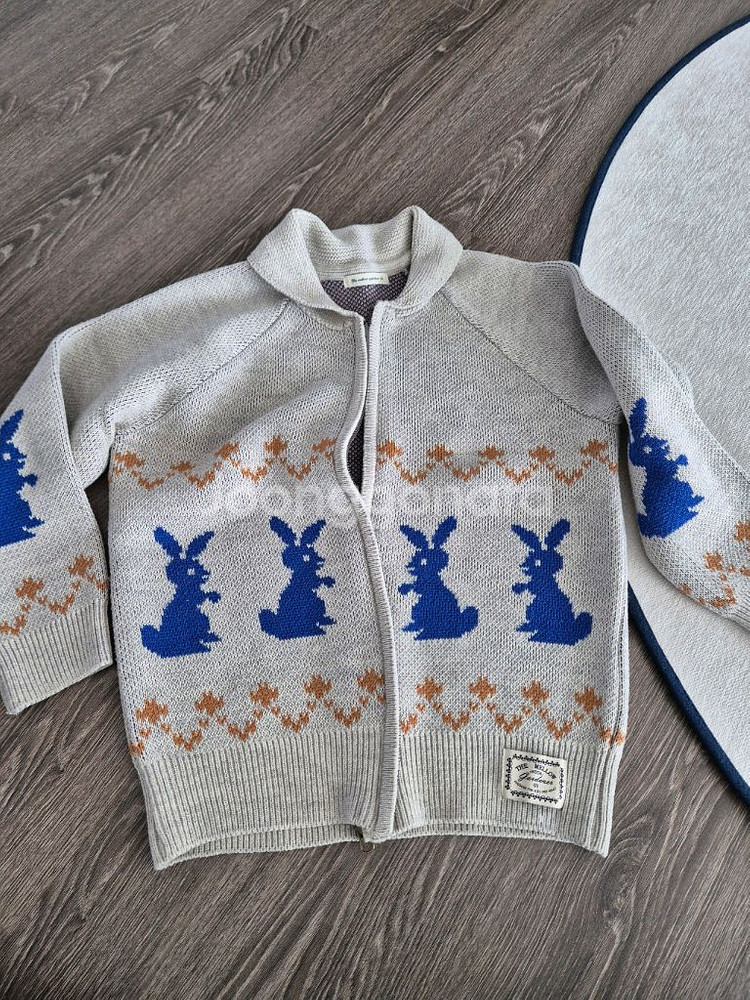 더멜로우가드너 150사이즈 숄카라 니트집업팔아요~--0