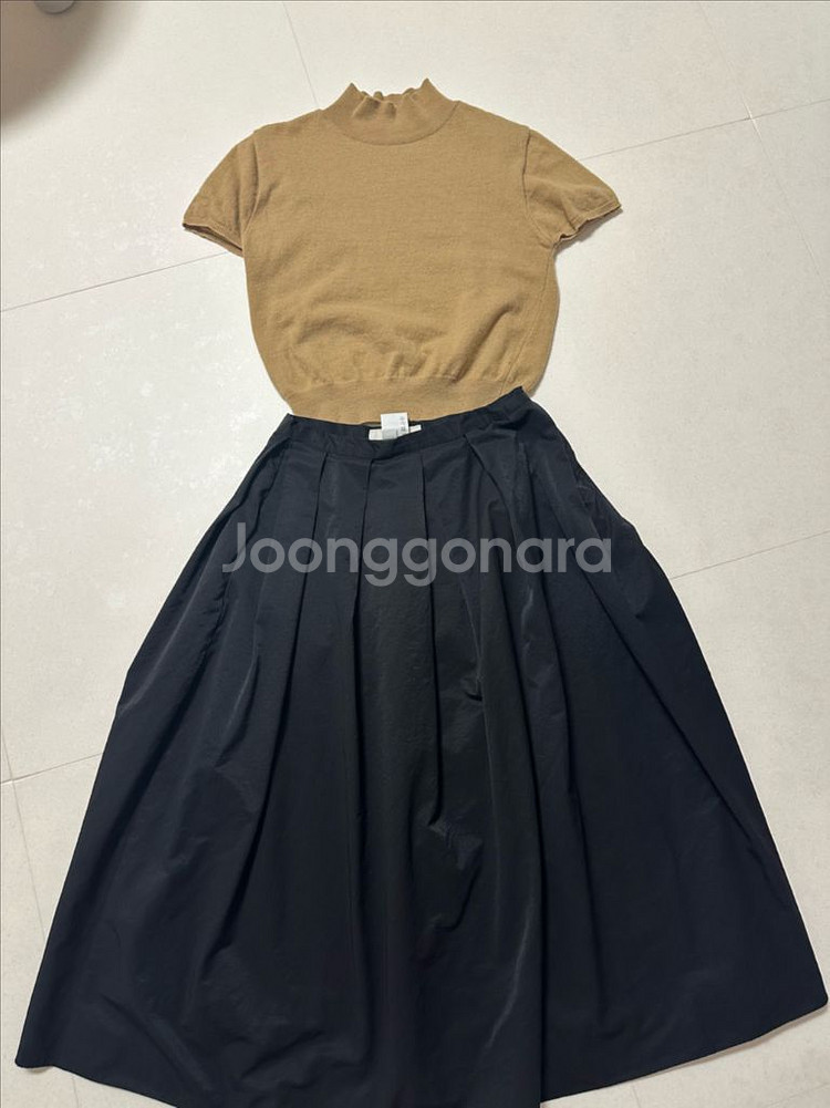 브론 드벤티 DeVENTI 검정 스커트 + 상의 세트--1