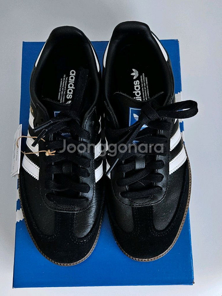 아디다스 삼바 OG 블랙 화이트 검(230)--1