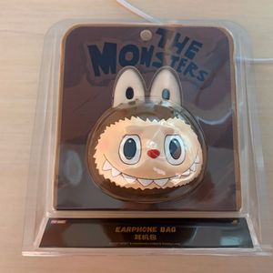 라부부 오리지널 실리콘 이어폰 백 - 브라운