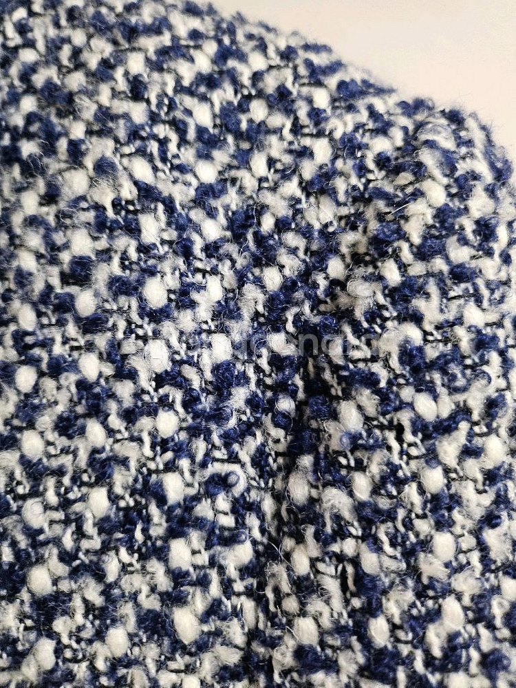 쇼핑몰 데일리룩 블루트위드자켓--6