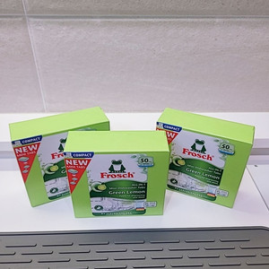 프로쉬 식기세척기 세제 그린레몬 미니 50개입x3