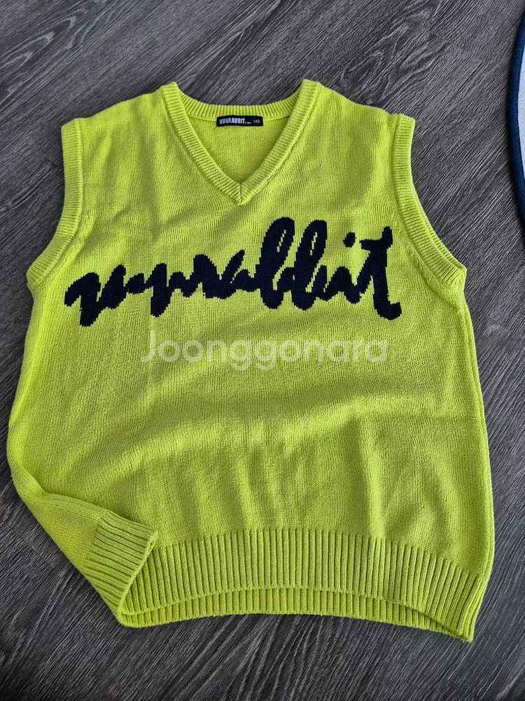 런래빗 160사이즈 니트베스트팔아요~--0